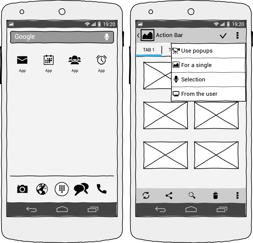Download App Dev: Wireframing for Mobile devices, WireframeSketcher