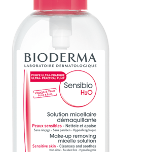 Bioderma SENSIBIO H2O / micellar water LIMITED EDITION PUMP FORMAT (limited edition format, it was available in sept, oct and nov 2017) - 500ml