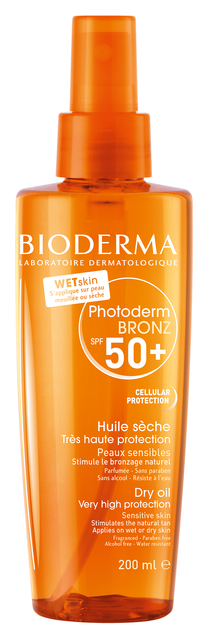Bioderma PHOTODERM BRONZ Dry oil SPF50+
SPF 50+ / UVA 27 - 200ml